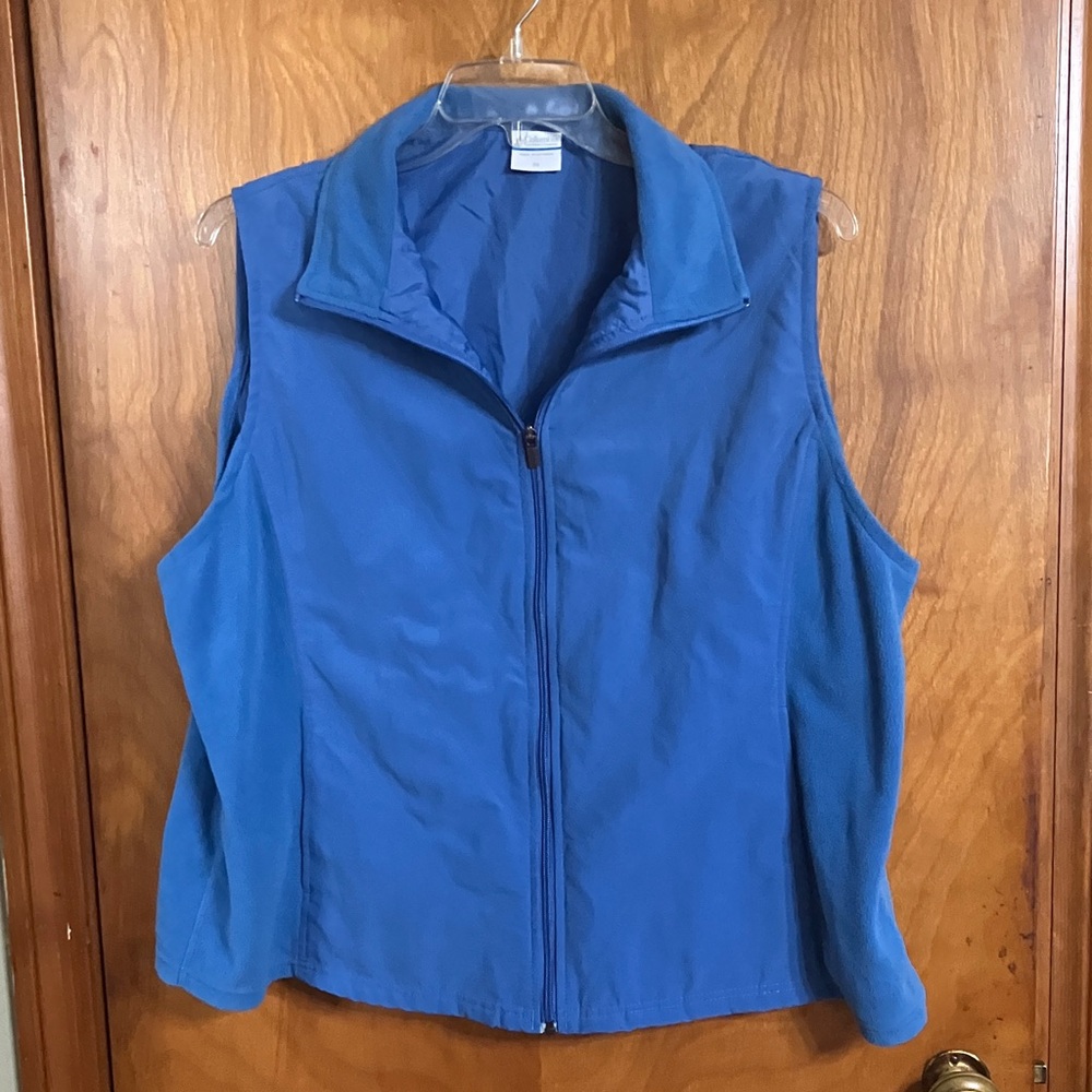 Columbia Blue Full-Zip Women's Fleece Vest